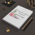 Dream. Plan. Believe. Floral Hardcover Journal – Lined Inspirational Notebook