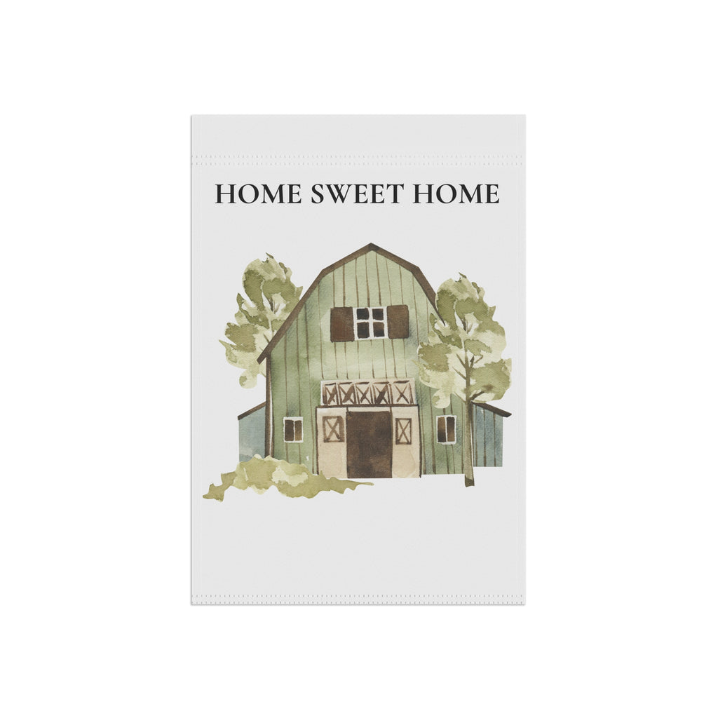 Home Sweet Home Barn Garden Flag | Garden Banner, Rustic Farmhouse Decor