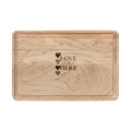 Engraved 'Love Lives Here' Wooden Cutting Board