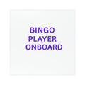 Bingo Player Onboard Car Magnet — Funny Road Trip Sticker for Bingo Fans